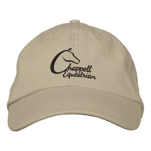 Brodée Casquette équestre de Chappell (Devant)