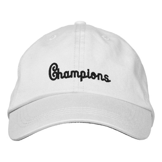 Brodée Casquette exclusif pour Champions (Devant)