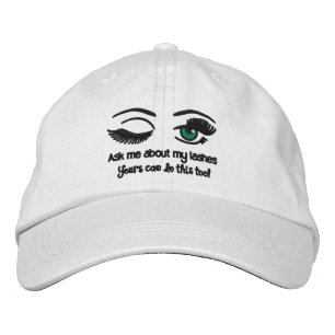 Brodée Casquette Eyelash