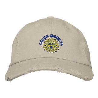 Brodée Casquette Flex-Fit En Pierre/Distressé