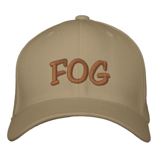 BRODÉE CASQUETTE FOG (Devant)