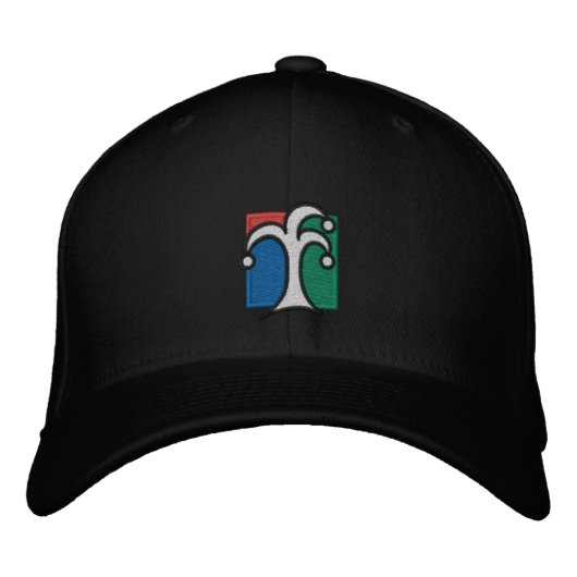Brodée casquette fou - brodé (Devant)