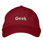 Brodée Casquette geek (Devant)