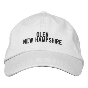 Brodée Casquette Glen New Hampshire