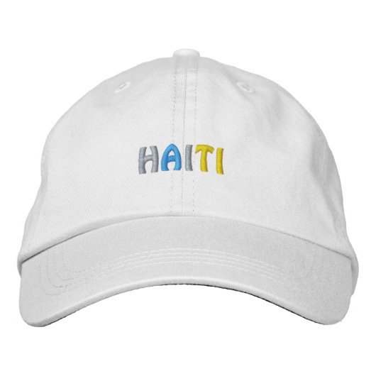 Brodée Casquette HAÏTI (Devant)