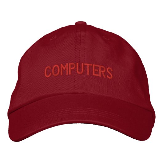 Brodée Casquette informatique (Devant)