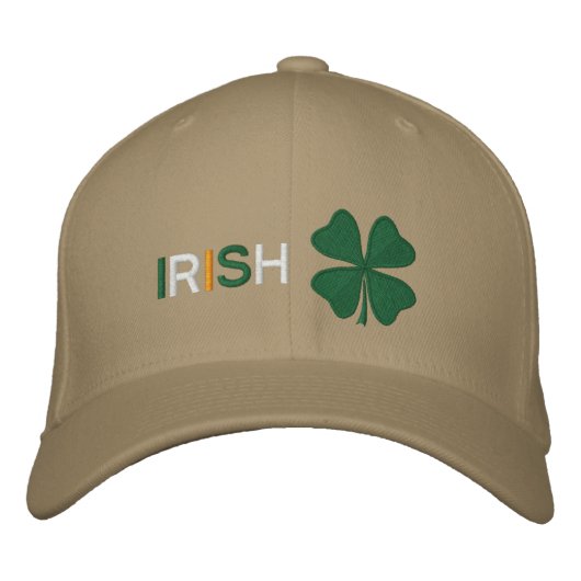 Brodée Casquette irlandais brodé (Devant)