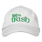 Brodée Casquette IRLANDAIS de 100 % (Devant)