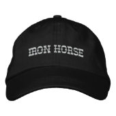 BRODÉE CASQUETTE IRON HORSE (Devant)