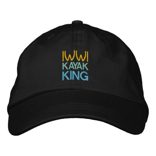Brodée Casquette KAYAK KING (Devant)