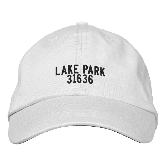 Brodée Casquette Lake Park Georgia (Devant)