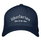 Brodée Casquette libertarien (Devant)