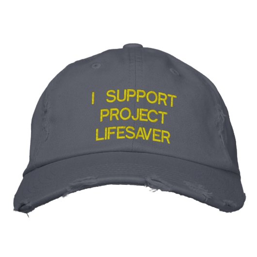 Brodée Casquette Lifesaver du projet branché (Devant)