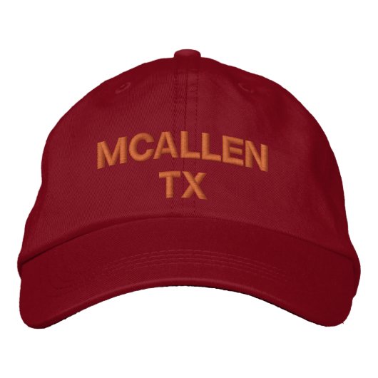 Brodée Casquette Mcallen Texas (Devant)