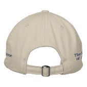 Brodée Casquette micrognome (lumière) (Dos)