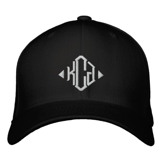 Brodée Casquette monogramme (Devant)