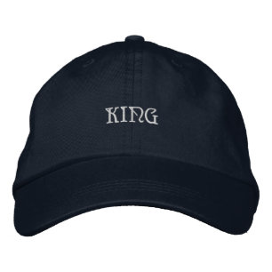 Brodée Casquette Navy avec sangles réglables King Homme G