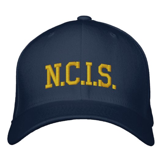 Brodée Casquette NCIS (McGee) (Devant)