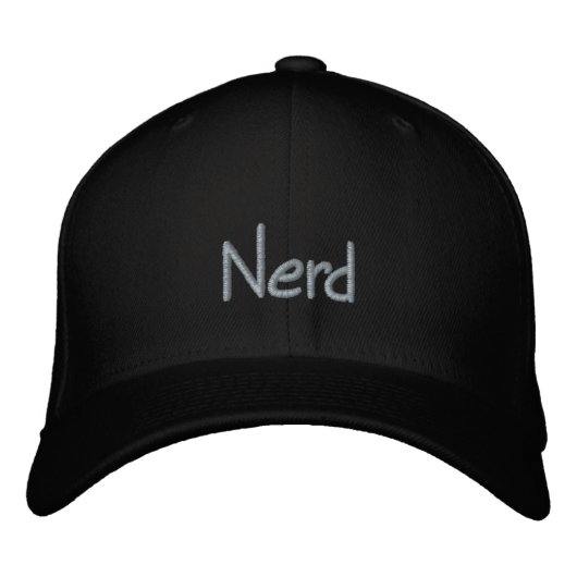Brodée Casquette nerd brodé (Devant)