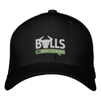Brodée Casquette noir BULLS