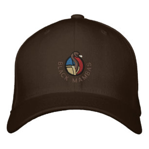 Brodée Casquette noir Mambas