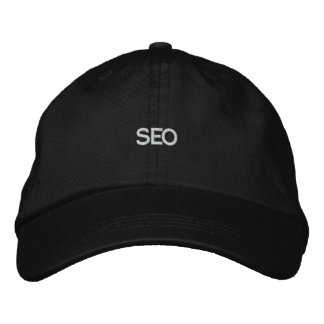 Brodée Casquette noir SEO