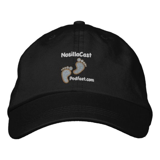 Brodée Casquette NosillaCast - Noir (Devant)