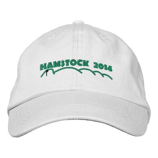 Brodée Casquette officiel "Hamstock 2014" (Devant)