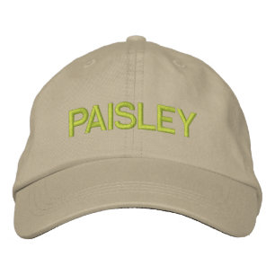 Brodée Casquette Paisley