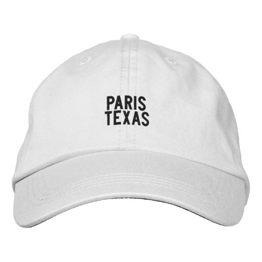 BRODÉE CASQUETTE PARIS TEXAS (Devant)