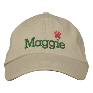 Brodée Casquette Pawprint par SRF