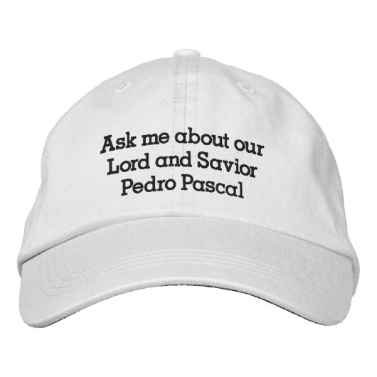 Brodée Casquette Pedro Pascal Daddy (Devant)