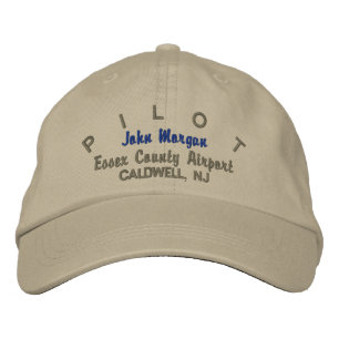 Brodée Casquette personnalisé Aviateur pilote