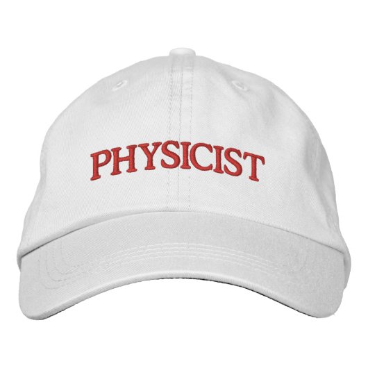 Brodée Casquette physicien (Devant)