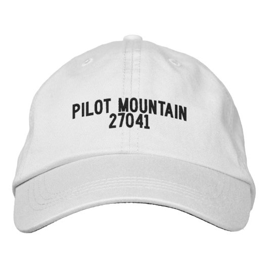 Brodée Casquette Pilot Mountain Caroline du Nord (Devant)