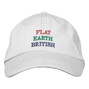 Brodée Casquette plat brodé des Anglais de la terre