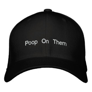 Brodée casquette "Poop On Them"