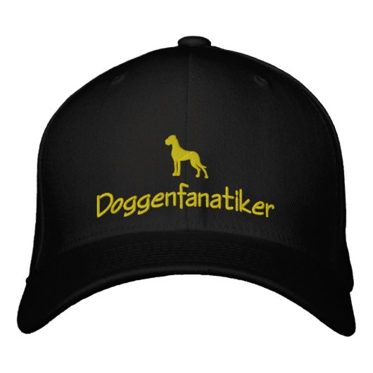 Brodée Casquette pour dogue (Devant)
