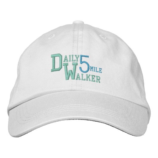 Brodée Casquette QUOTIDIEN DE MARCHE (Devant)