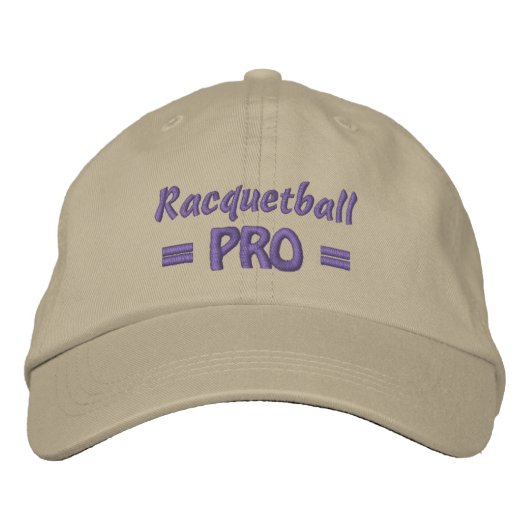 Brodée Casquette Racquetball PRO (Devant)