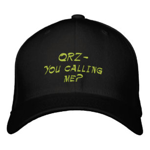 Brodée Casquette radio amateur