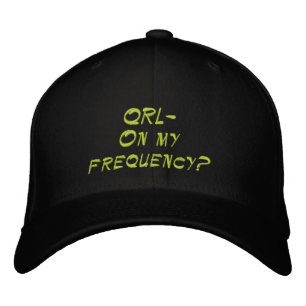 Brodée Casquette radio amateur