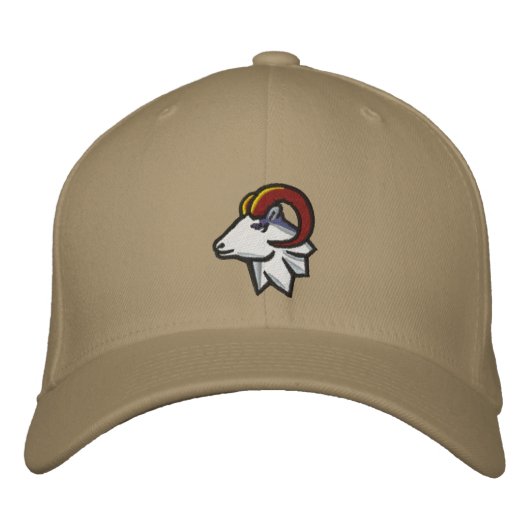 BRODÉE CASQUETTE RAM (Devant)