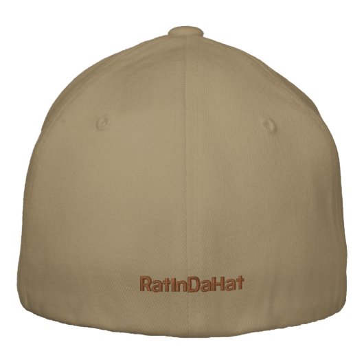 BRODÉE CASQUETTE RAT (Dos)