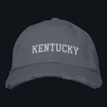 Brodée Casquette réglable brodé décontraint du Kentucky<br><div class="desc">Casquette réglable brodé décontraint du Kentucky</div>