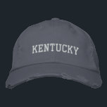 Brodée Casquette réglable brodé décontraint du Kentucky<br><div class="desc">Casquette réglable brodé décontraint du Kentucky</div>
