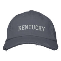 Casquette réglable brodé décontraint du Kentucky