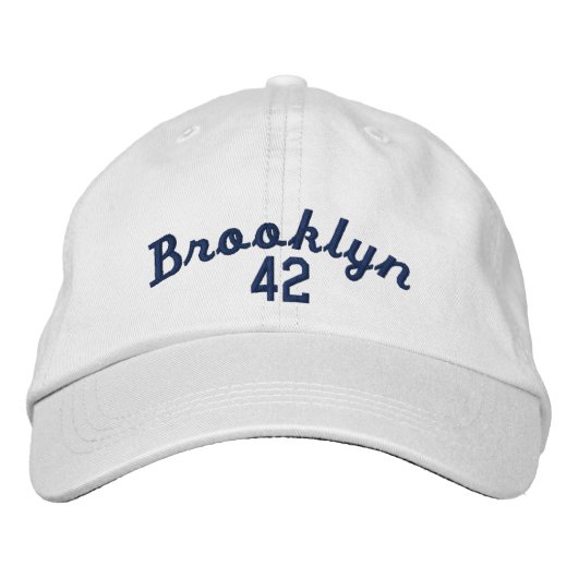 Brodée Casquette réglable BROOKLYN (Devant)