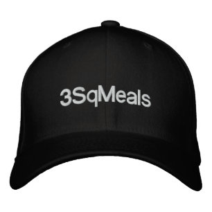 Brodée casquette réglable de base de 3 repas