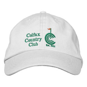 Brodée Casquette réglable de sergé de club national de